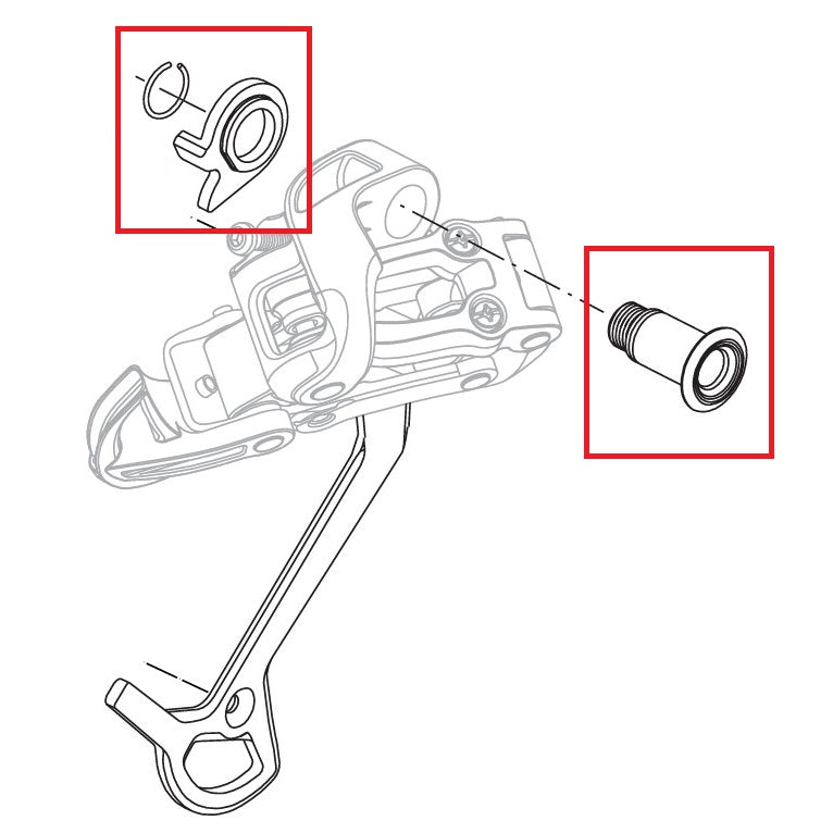 Kit de tornillos SRAM X7/X9/DUAL DRIVE27/9/7/5 2004-05