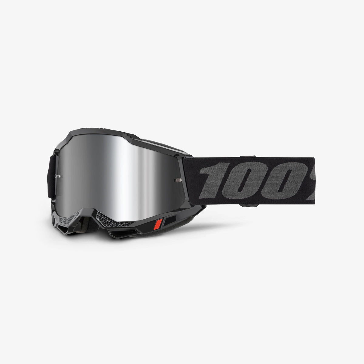 Gafas de máscara 100% ACCURI 2 negras/grises con lente transparente - vista 2