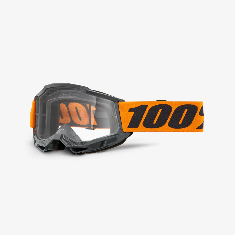 ACCURI 2 100% Máscara Gris/Naranja Pantalla Transparente