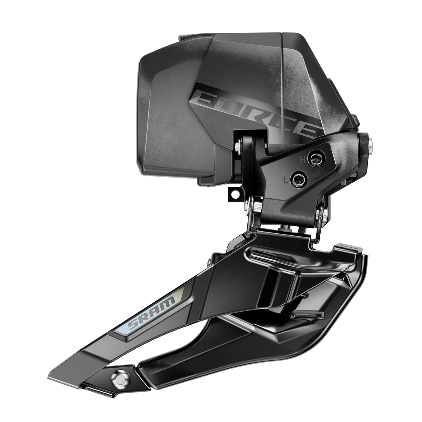 Desviador SRAM FORCE AXS E1 2x12V (Sin Batería) Braze On