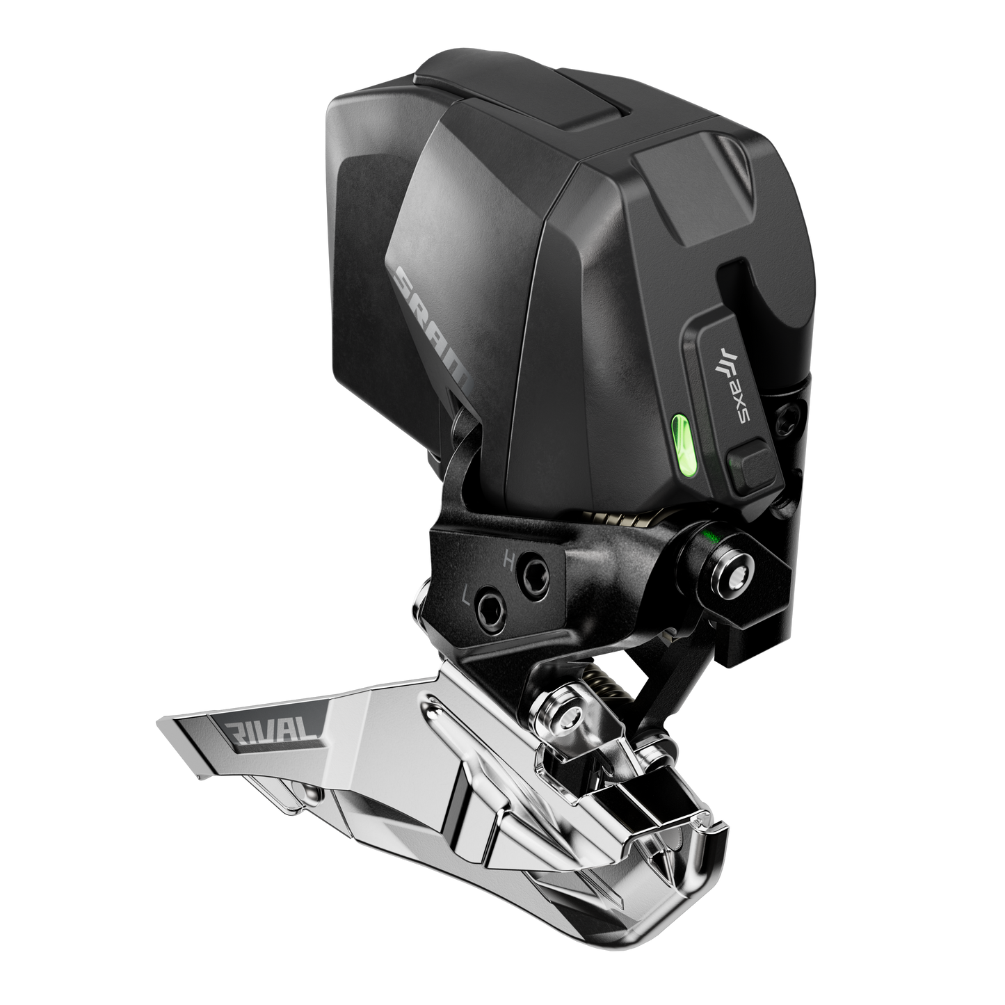 Desviador SRAM RIVAL AXS E1 2x12V (Sin Batería) Braze On