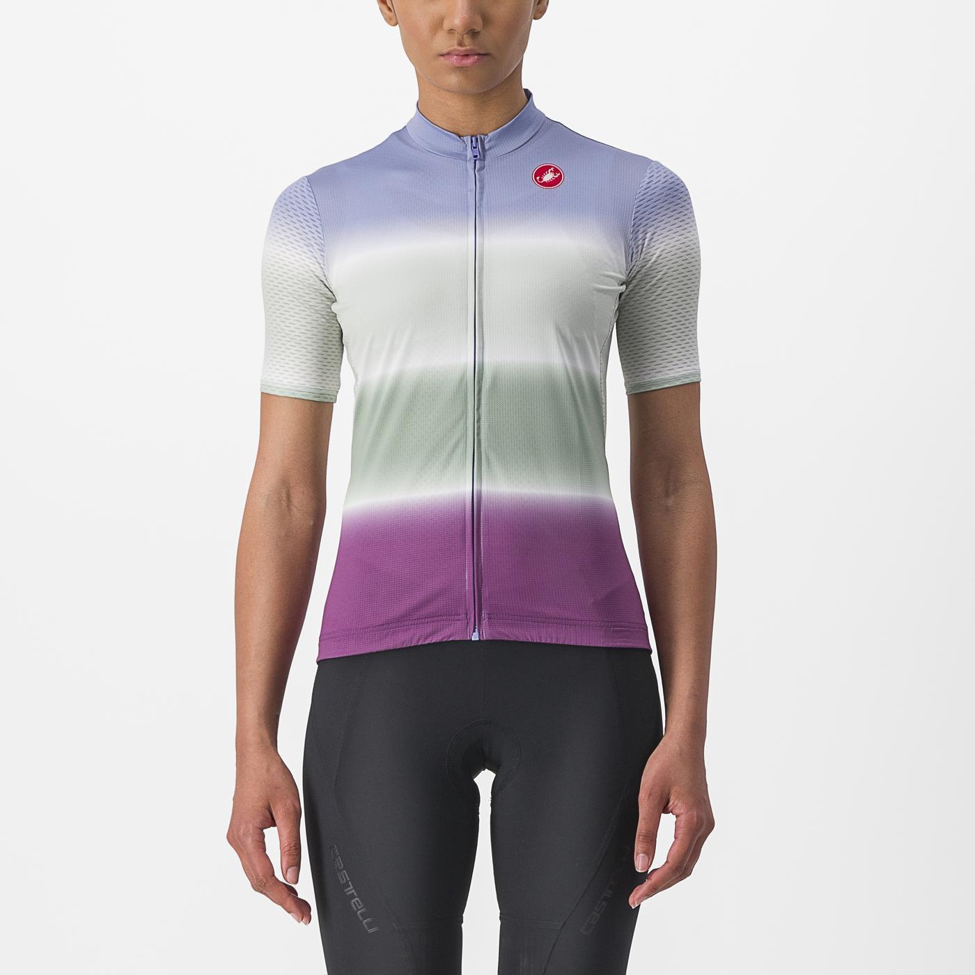 Maillot de manga corta CASTELLI DOLCE Mujer Morado