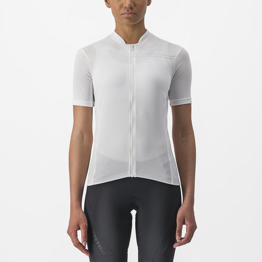 CASTELLI ANIMA 4 Maillot de manga corta para mujer Blanco