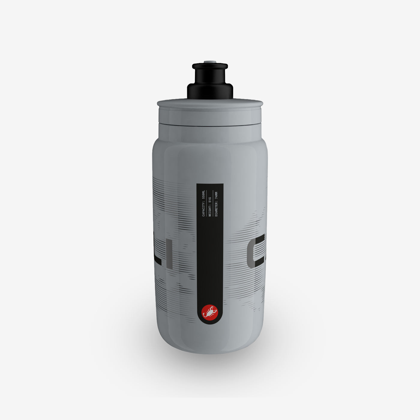 Botella CASTELLI CLOUD (550ml) Gris