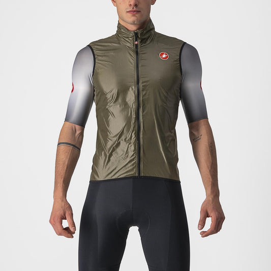 CASTELLI ARIA Chaqueta sin mangas Marrón