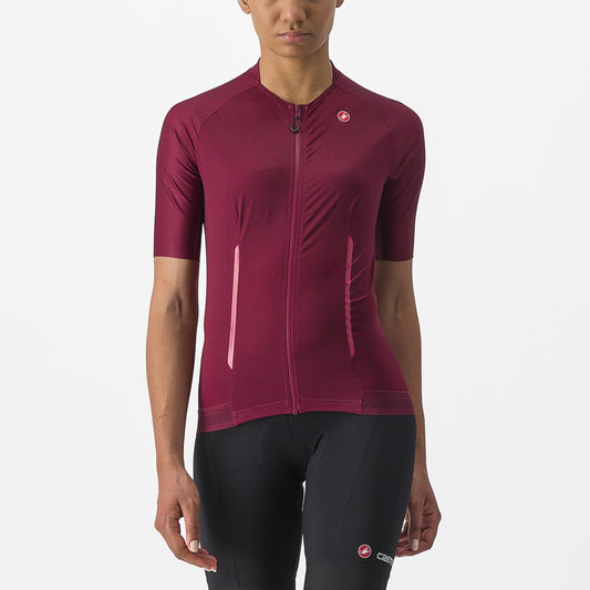 Maillot CASTELLI ENDURANCE W Mujer manga corta Burdeos