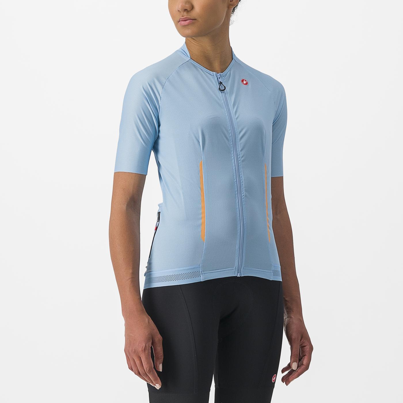 Maillot CASTELLI ENDURANCE W Mujer manga corta Azul