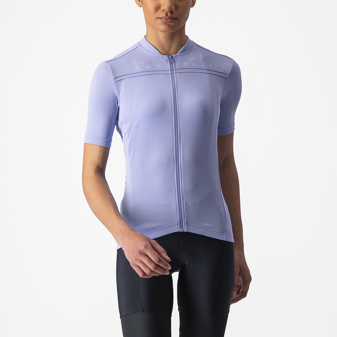 CASTELLI ANIMA 4 Maillot de mujer de manga corta Morado