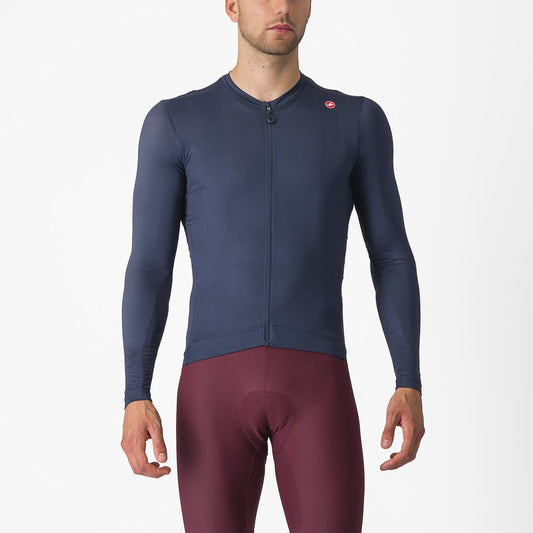 CASTELLI ESPRESSO Maillot de manga larga Azul marino 2025