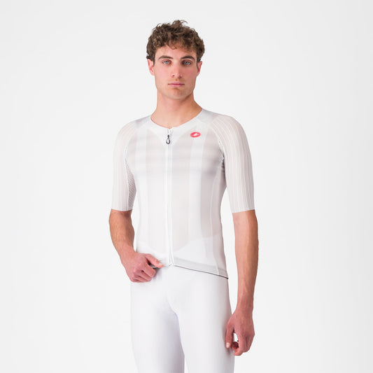 Maillot de manga corta CASTELLI AERO RACE 8S Blanco