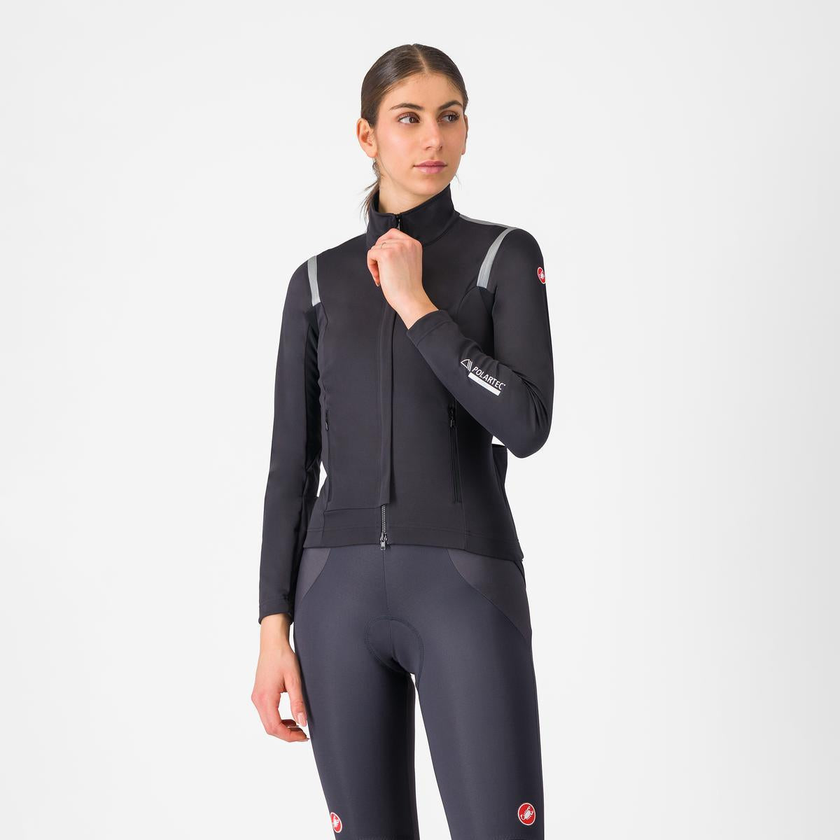 CASTELLI PERFETTO RoS 3 Chaqueta Mujer Negro/Reflejo Noir
