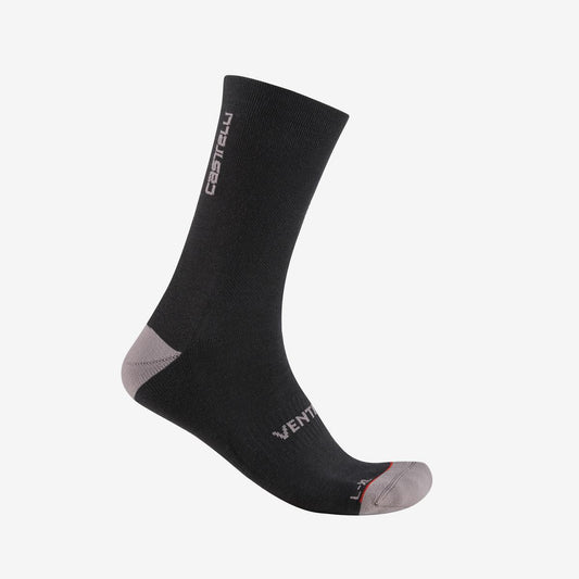 Calcetines CASTELLI VENTI SOFT MERINO Negro