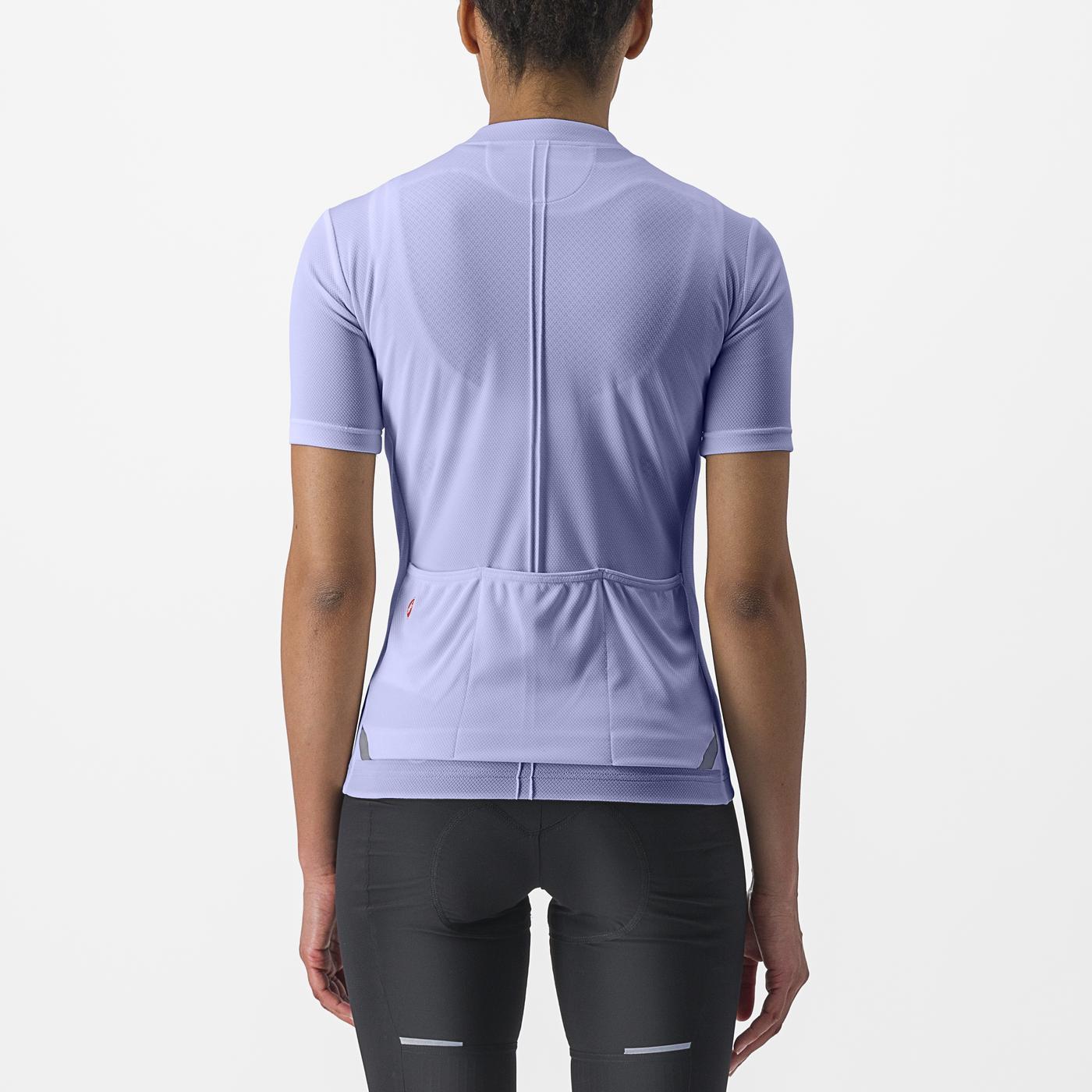 CASTELLI ANIMA 4 Maillot de mujer de manga corta Morado