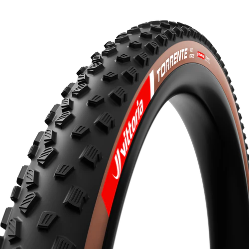 Neumático VITTORIA Torrente 29x2.4 XC Race Graphene 2.0 Tubeless Ready Blando Negro/Beige