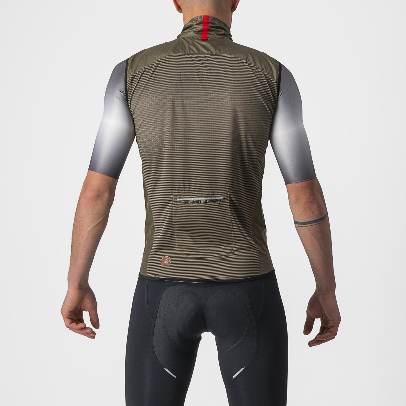 CASTELLI ARIA Chaqueta sin mangas Marrón