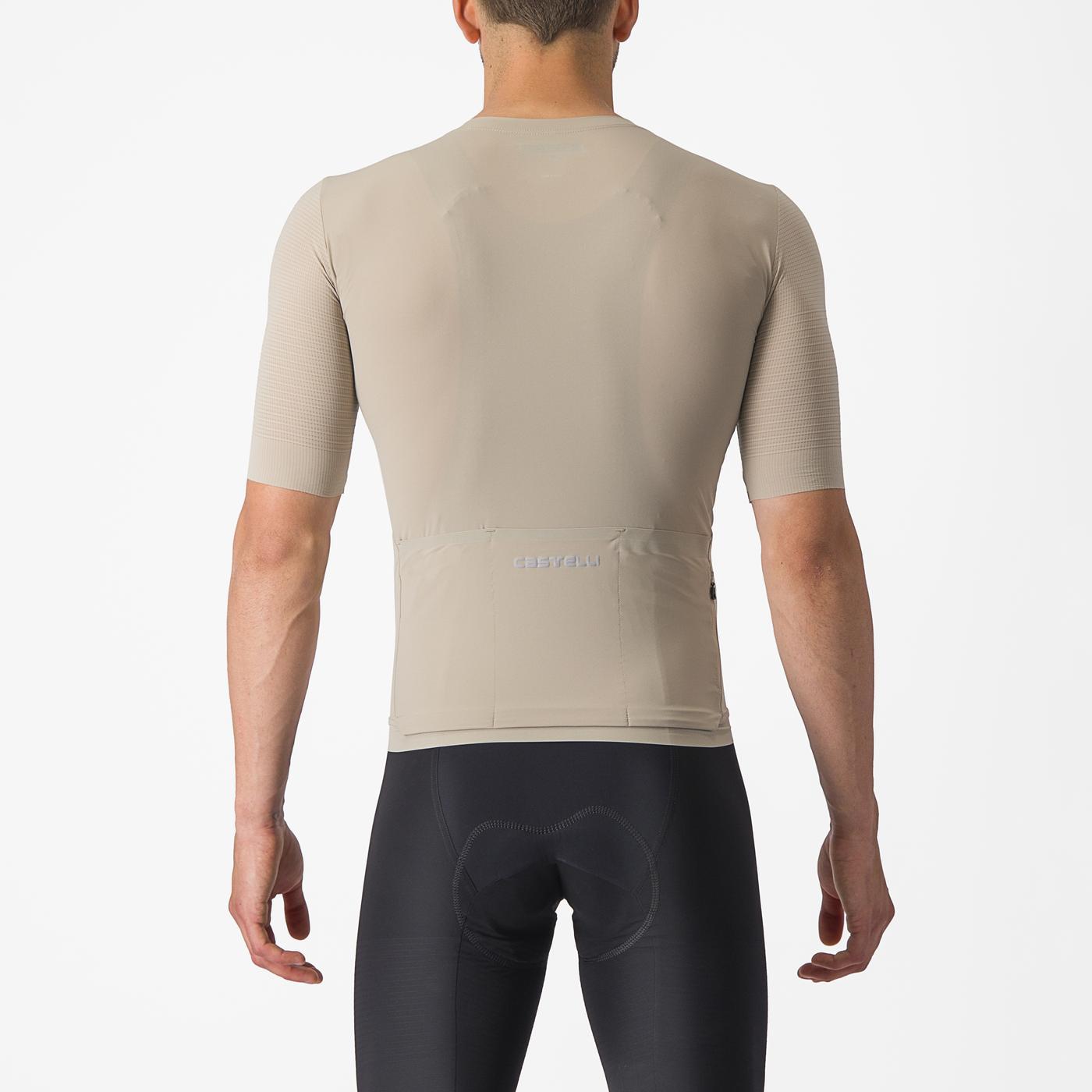 CASTELLI PREMIO Maillot de manga corta beige