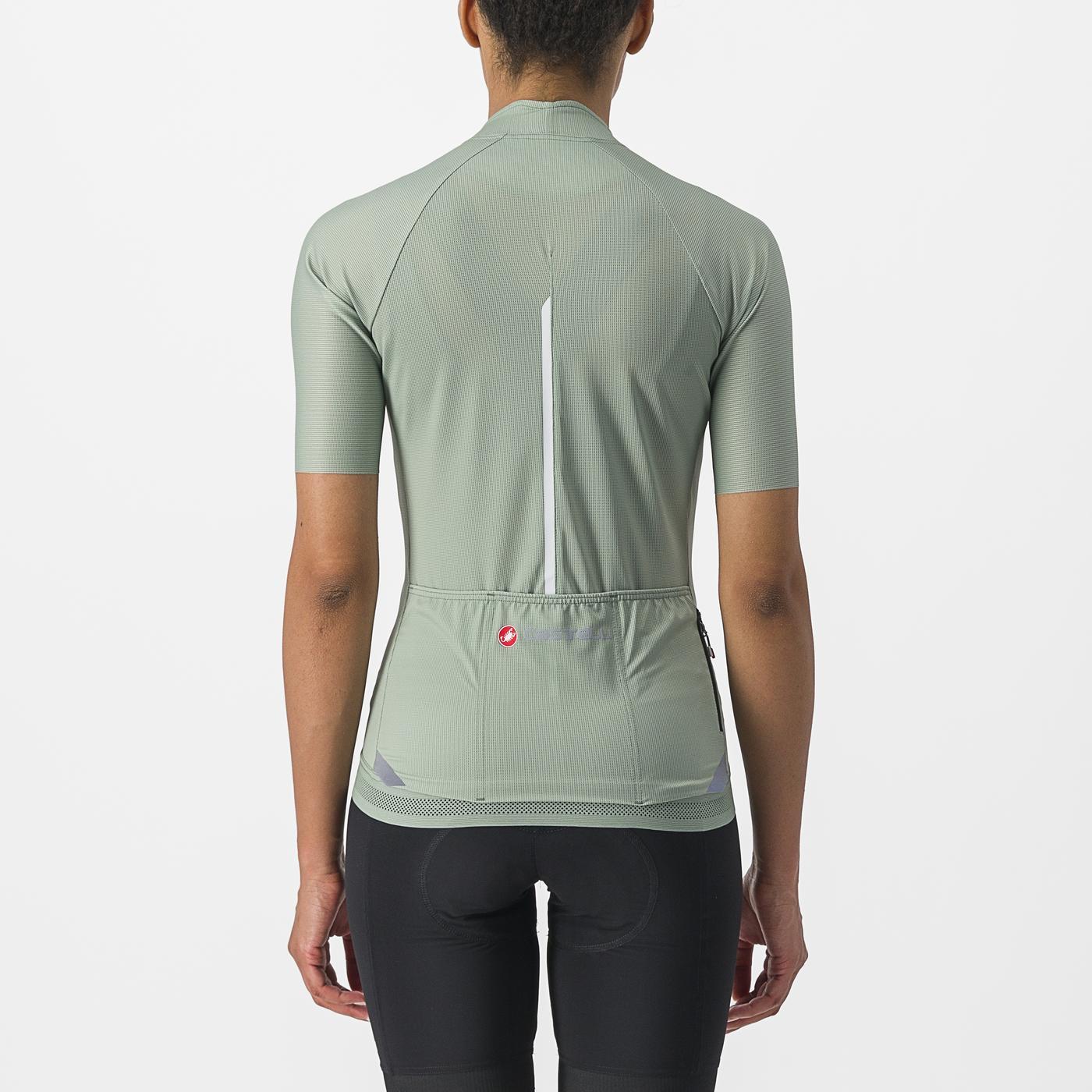 Maillot CASTELLI ENDURANCE W Mujer manga corta Verde