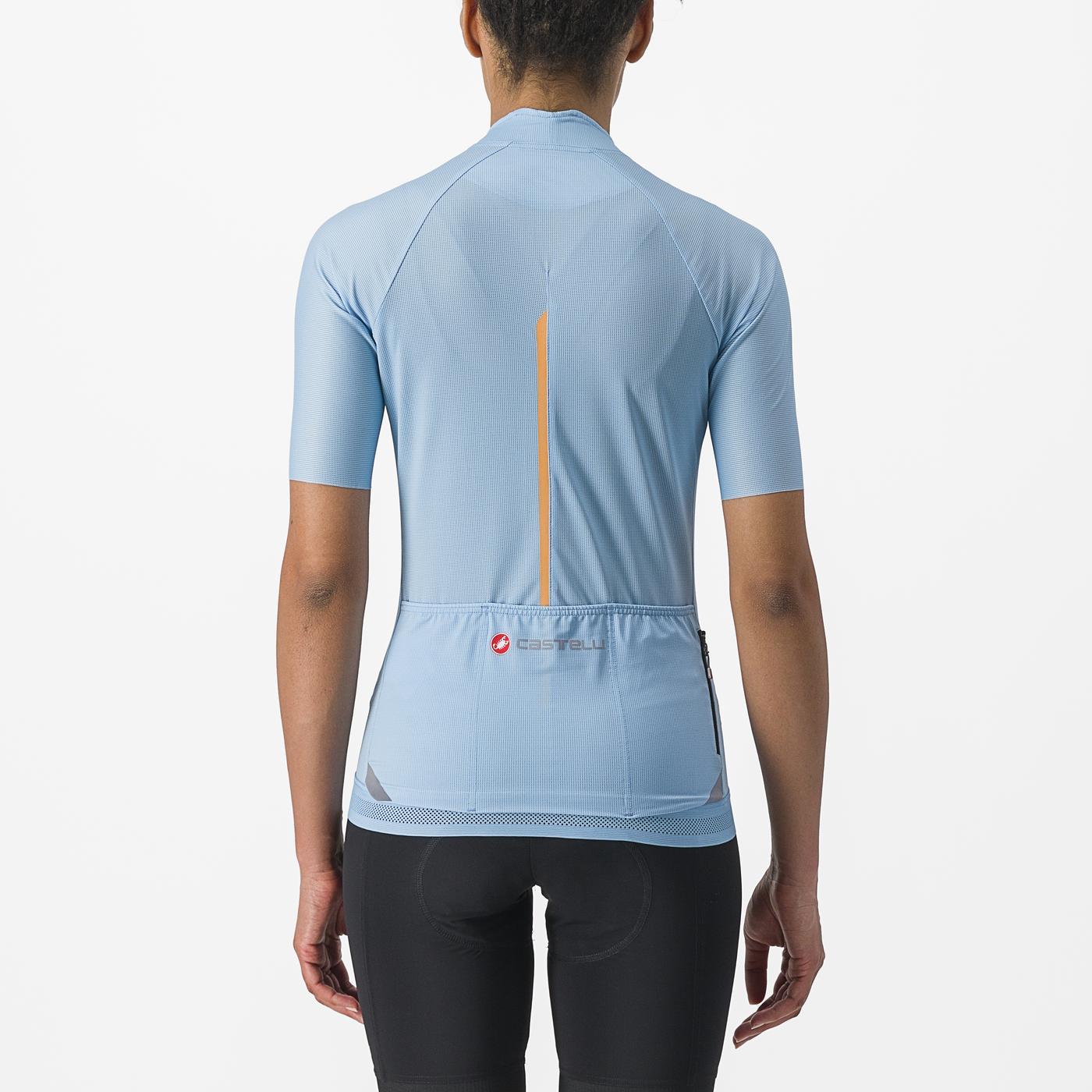 Maillot CASTELLI ENDURANCE W Mujer manga corta Azul