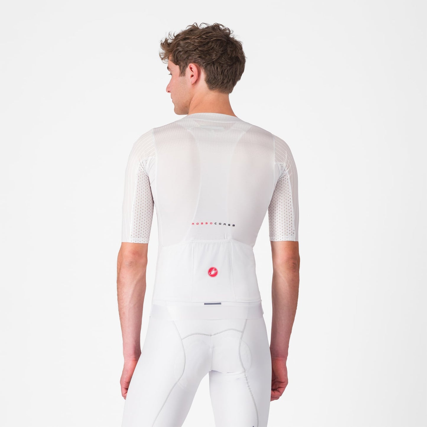Maillot de manga corta CASTELLI AERO RACE 8S Blanco