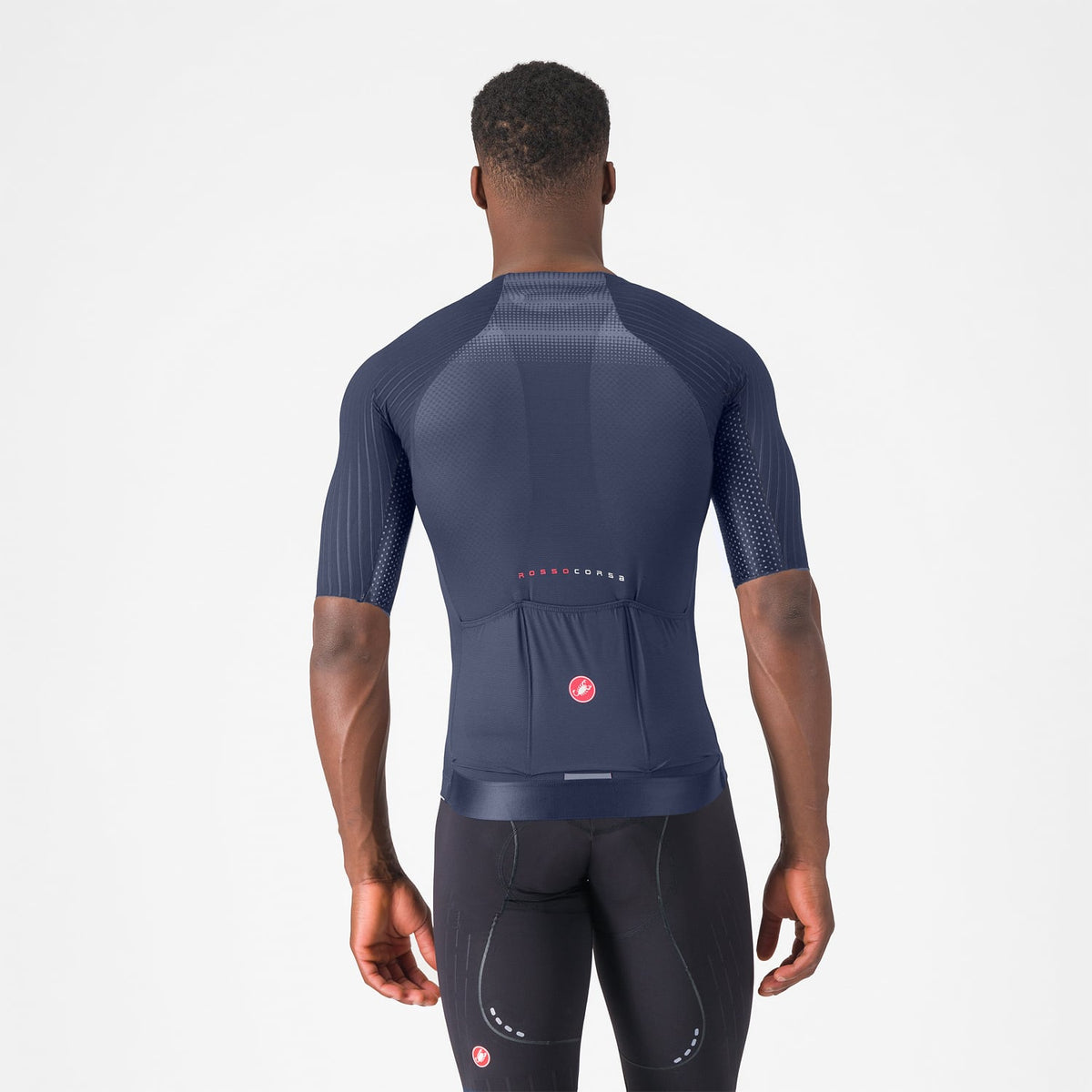 Maillot CASTELLI AERO RACE 8S Manga Corta Marino