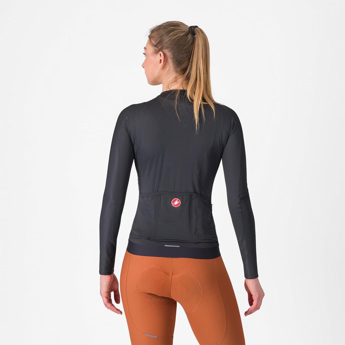 CASTELLI ESPRESSO Maillot de manga larga para mujer Negro