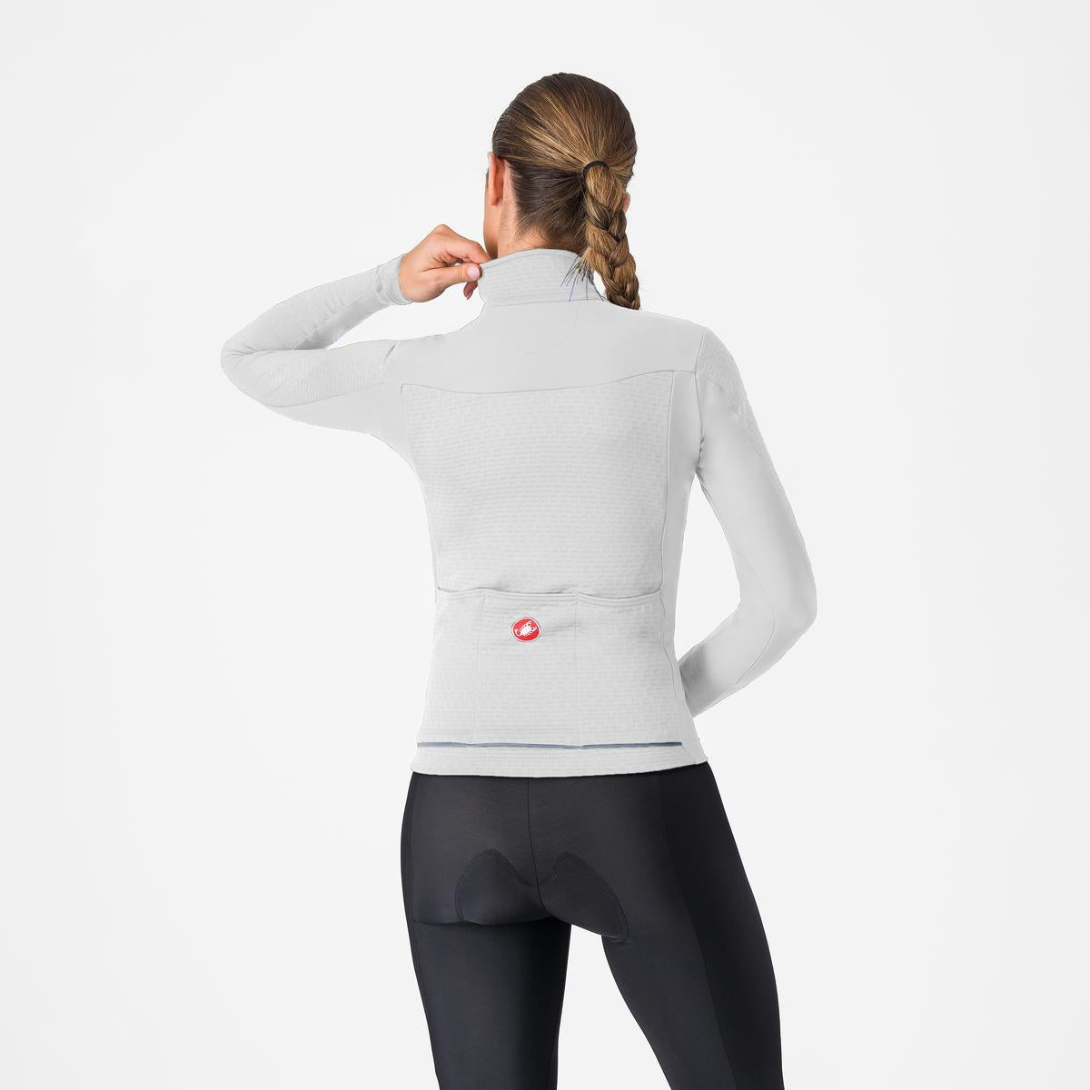 CASTELLI SFIDA 3 Maillot de manga larga para mujer Gris