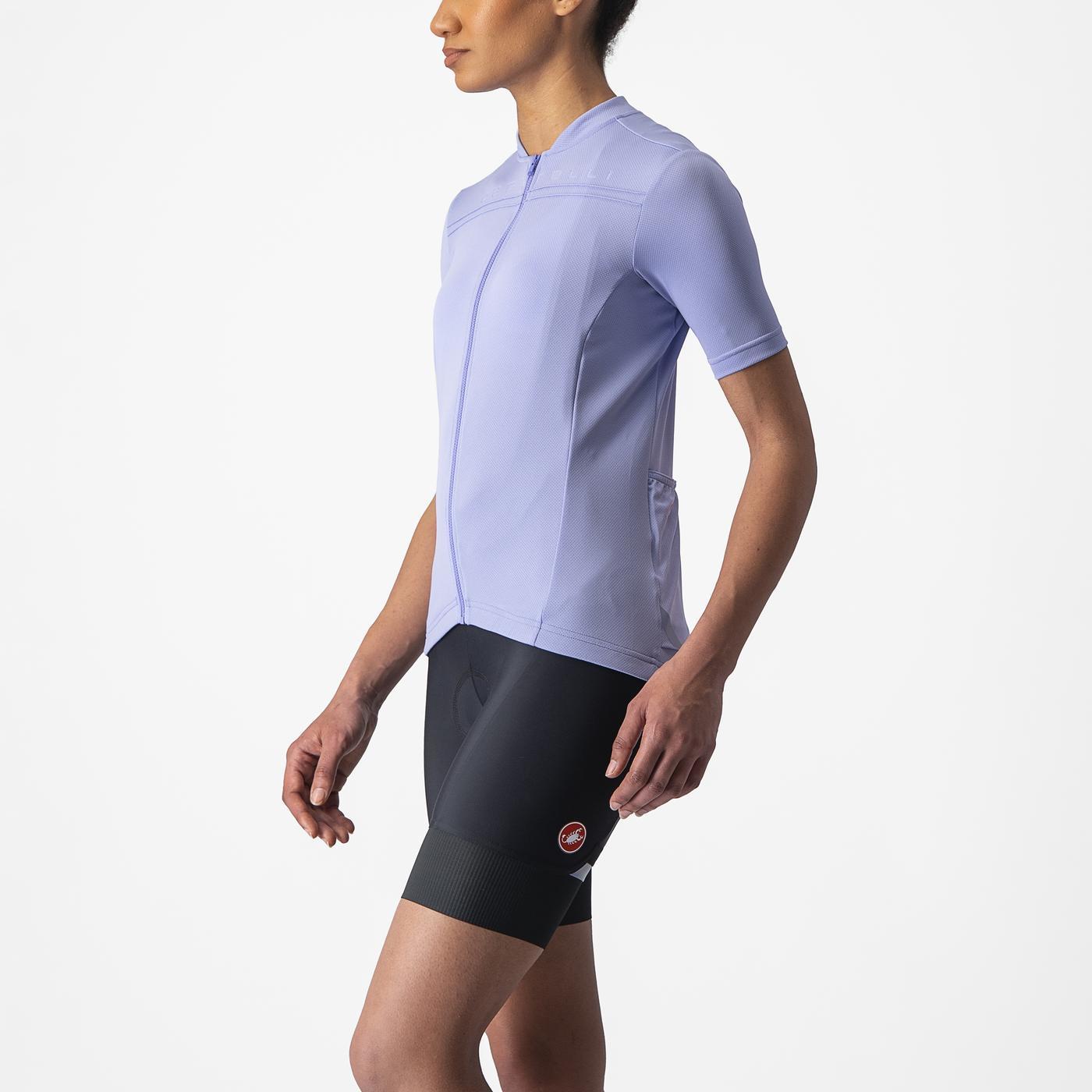 CASTELLI ANIMA 4 Maillot de mujer de manga corta Morado