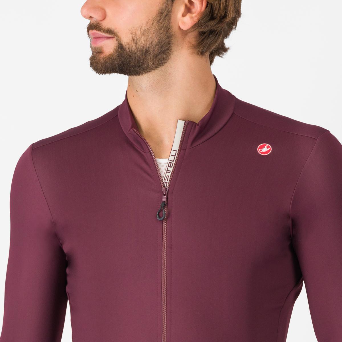 Maillot de manga larga CASTELLI ESPRESSO THERMAL Burdeos