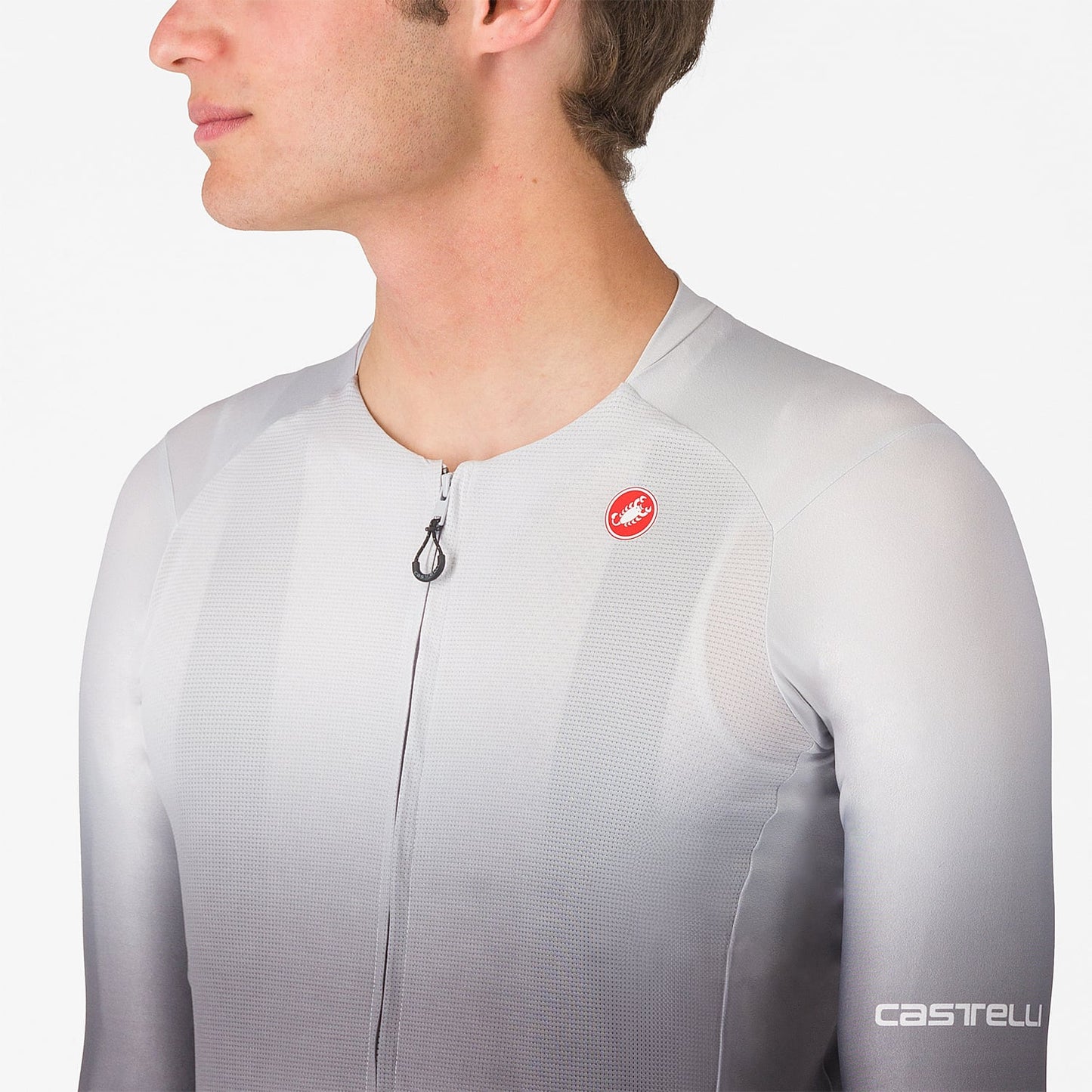 CASTELLI Maillot manga larga UPF Gris