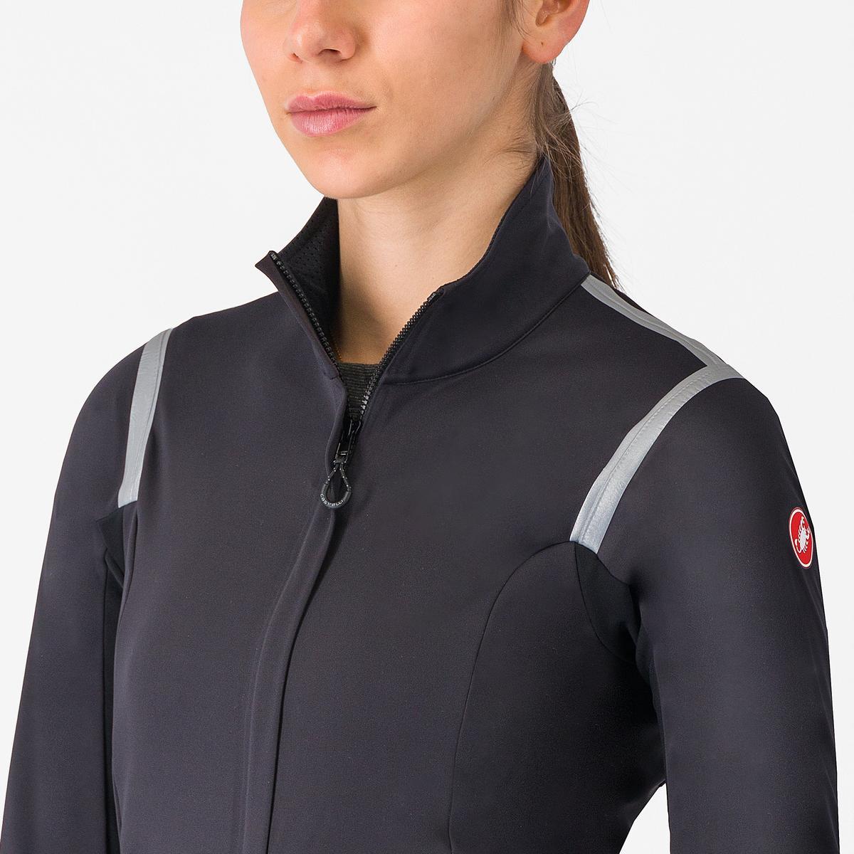 CASTELLI PERFETTO RoS 3 Chaqueta Mujer Negro/Reflejo Noir