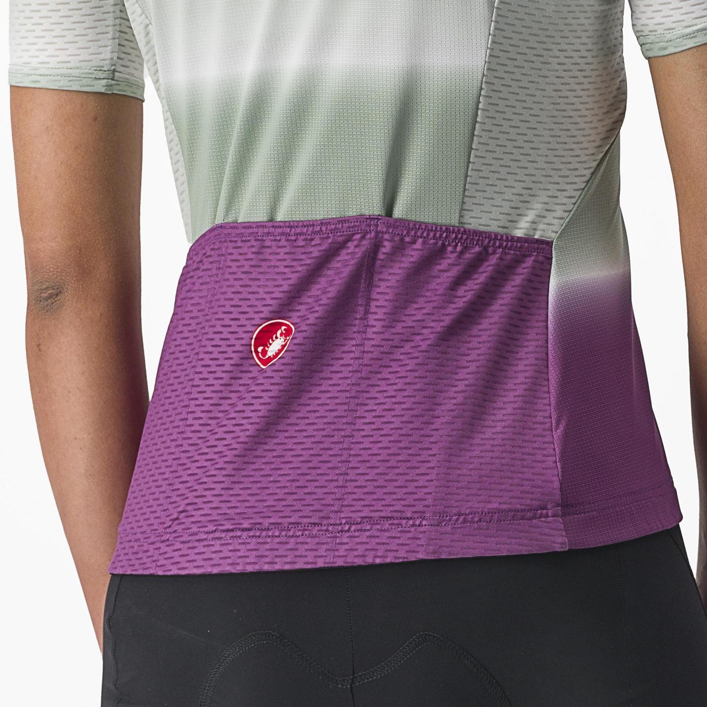 Maillot de manga corta CASTELLI DOLCE Mujer Morado