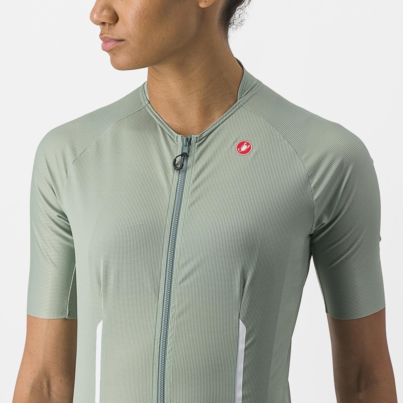 Maillot CASTELLI ENDURANCE W Mujer manga corta Verde
