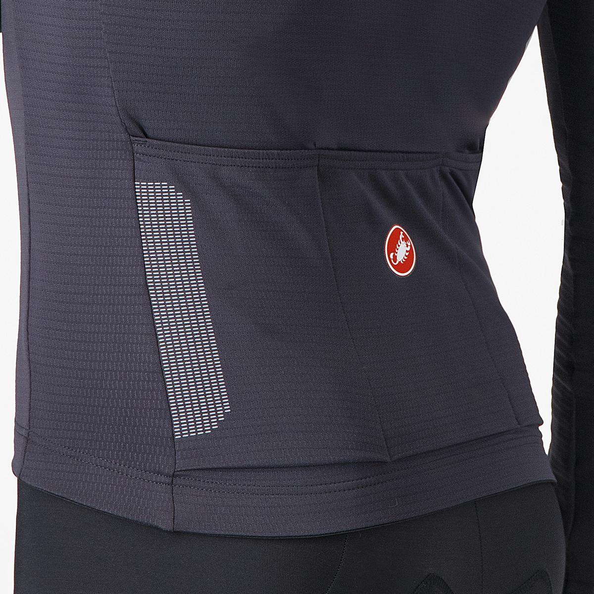 CASTELLI PURO 4 Maillot manga larga Gris