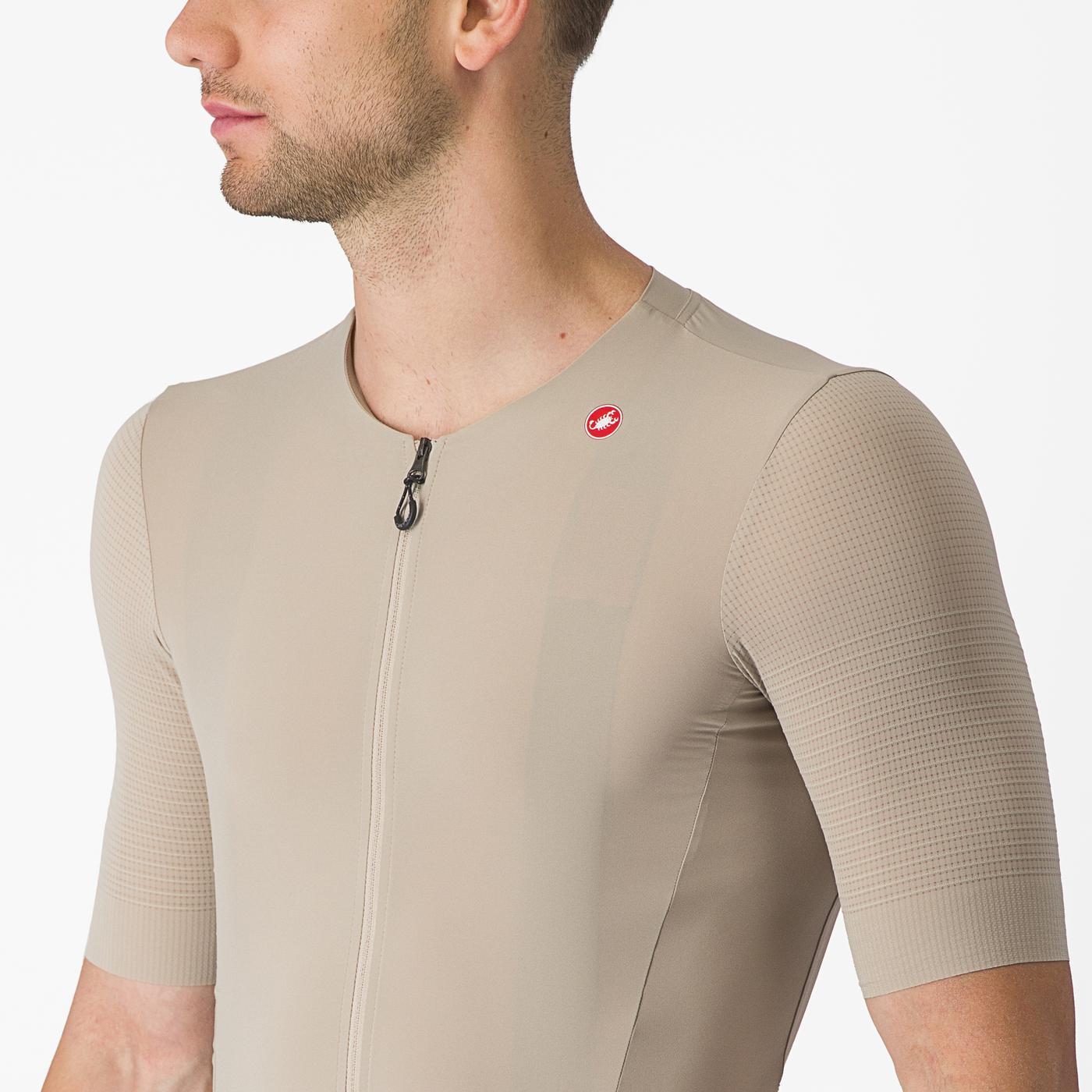 CASTELLI PREMIO Maillot de manga corta beige