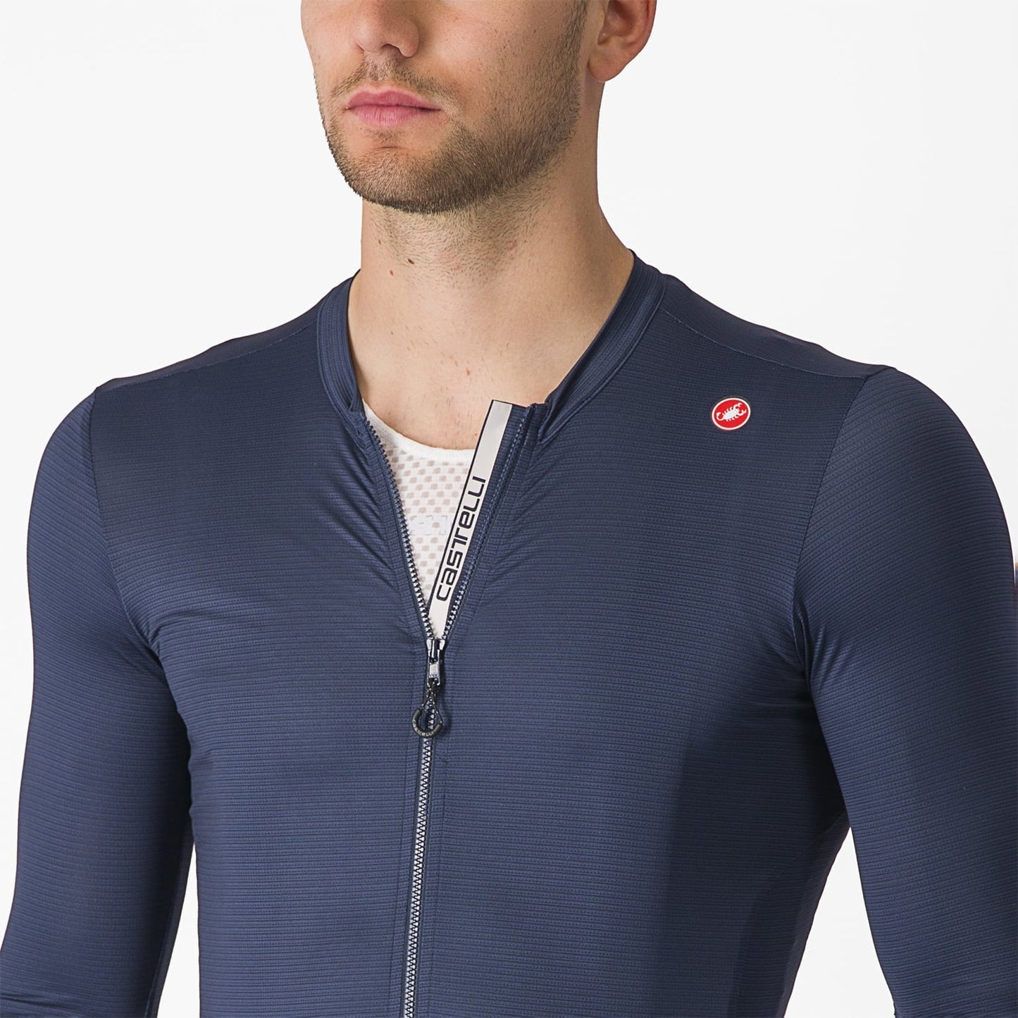 CASTELLI ESPRESSO Maillot de manga larga Azul marino 2025
