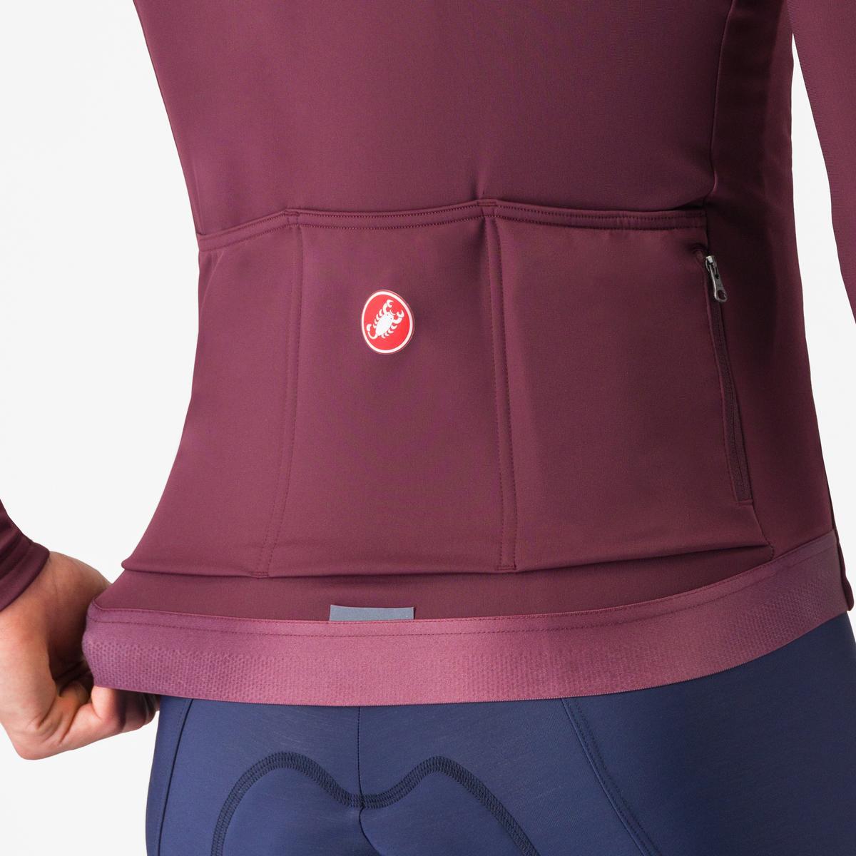 Maillot de manga larga CASTELLI ESPRESSO THERMAL Burdeos