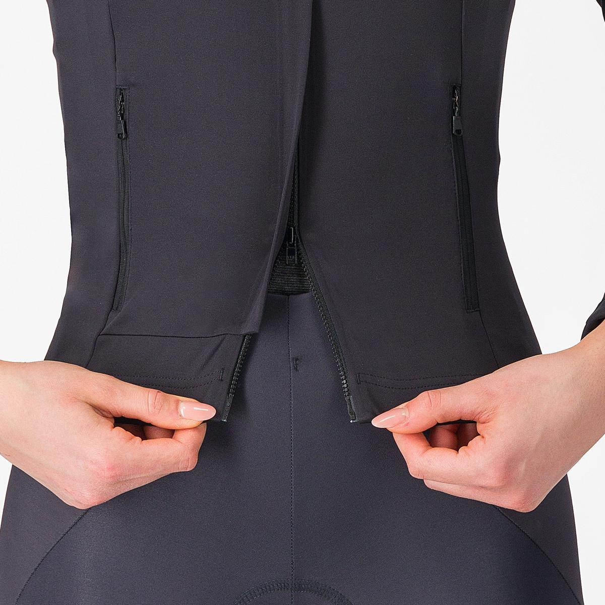 CASTELLI PERFETTO RoS 3 Chaqueta Mujer Negro/Reflejo Noir