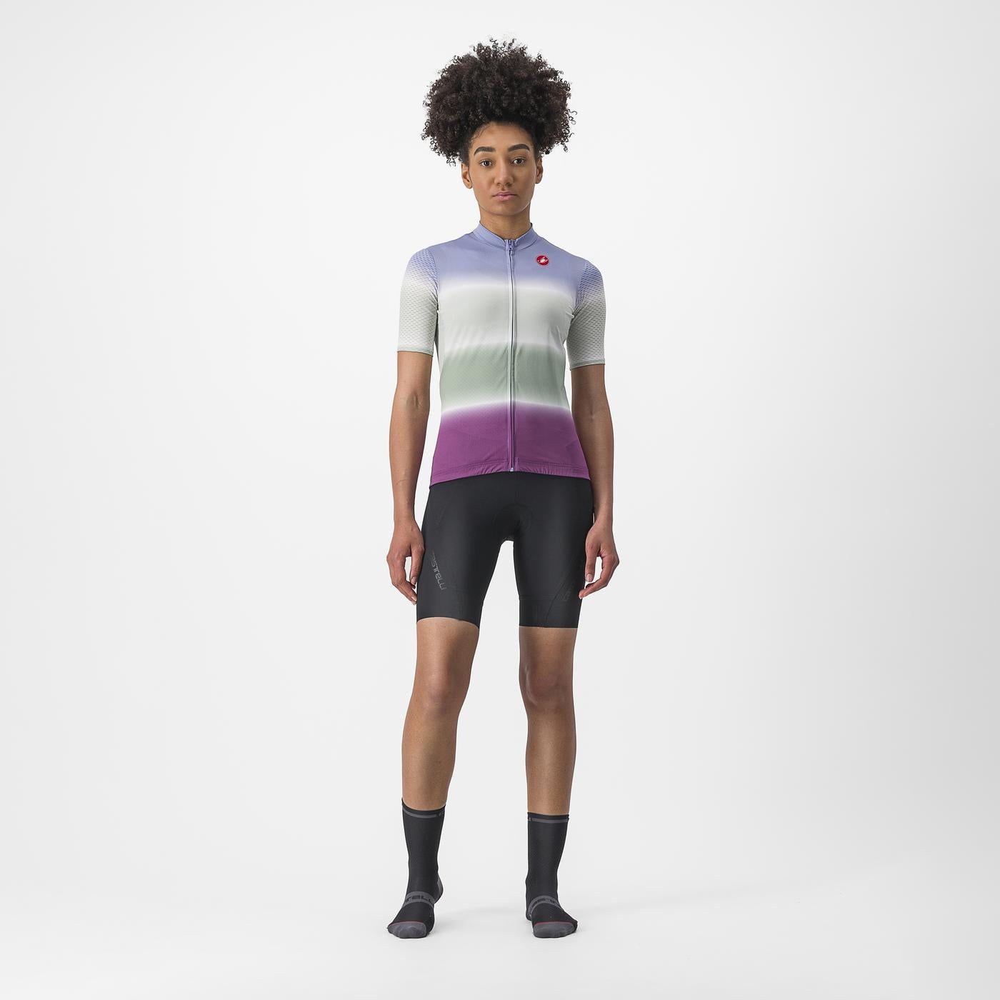 Maillot de manga corta CASTELLI DOLCE Mujer Morado