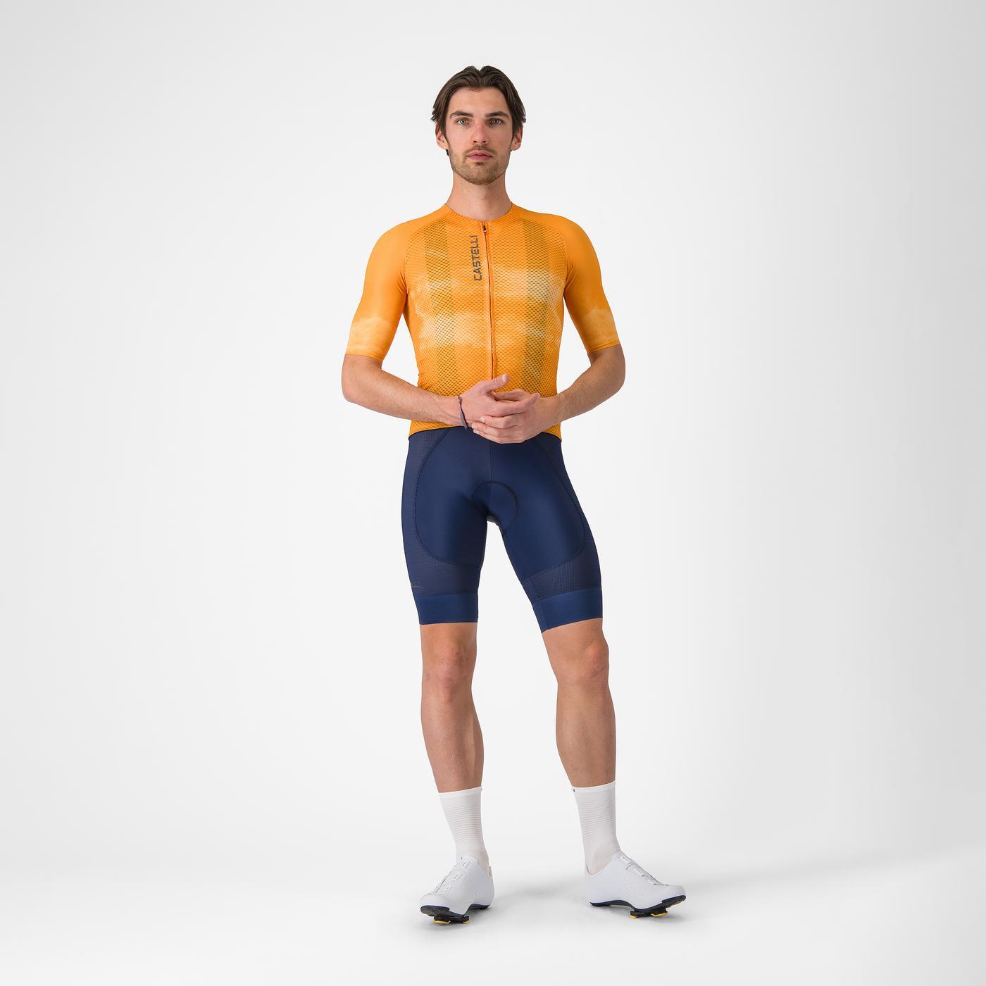 Maillot de manga corta CASTELLI CLIMBER'S A/C Naranja