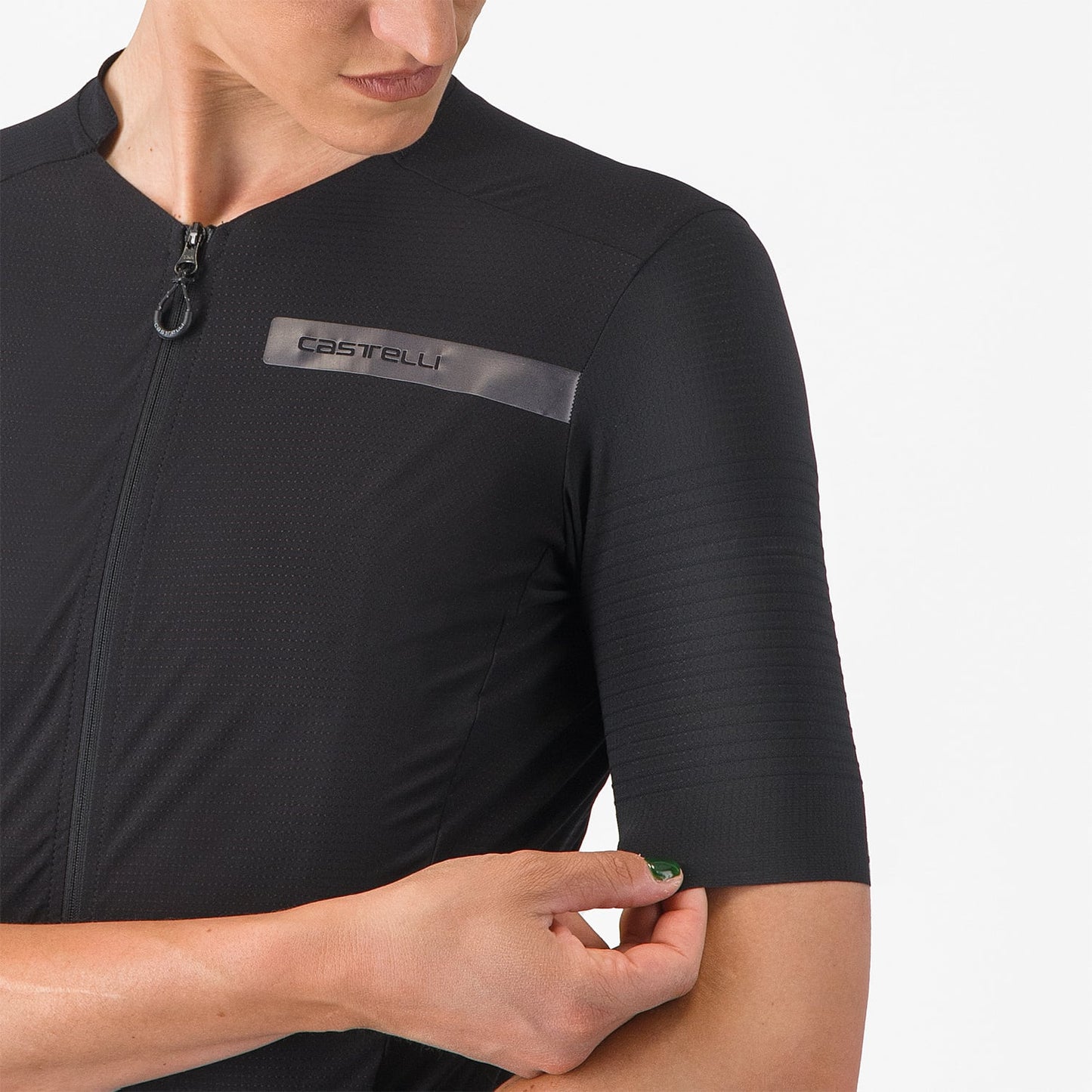 Maillot CASTELLI PREMIO EVO Mujer manga corta Negro