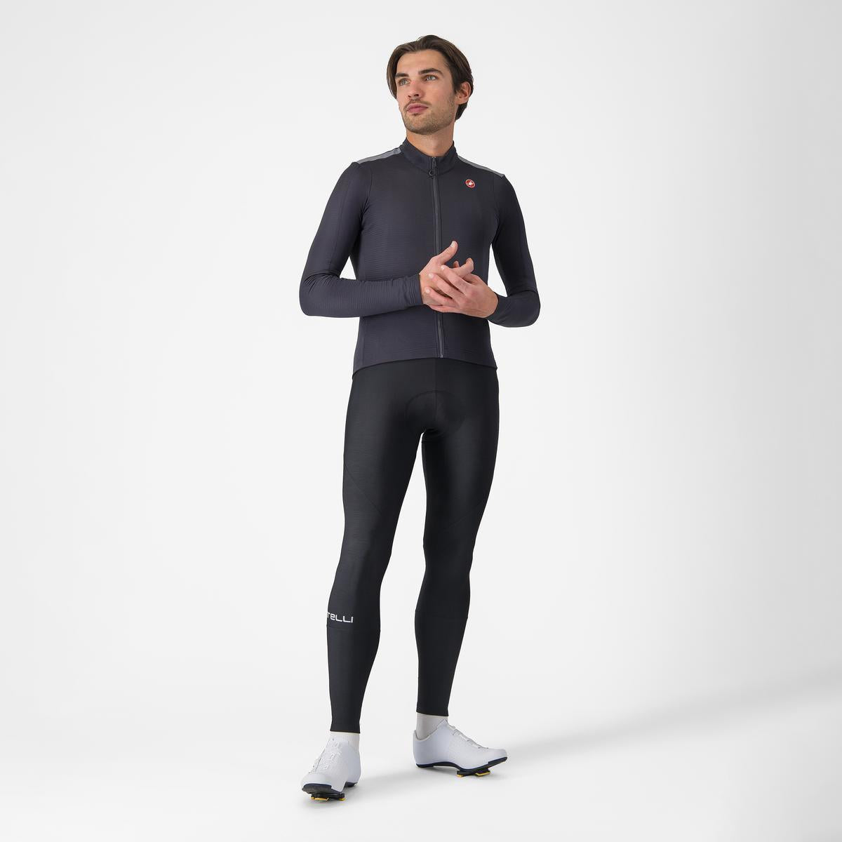 CASTELLI PURO 4 Maillot manga larga Gris