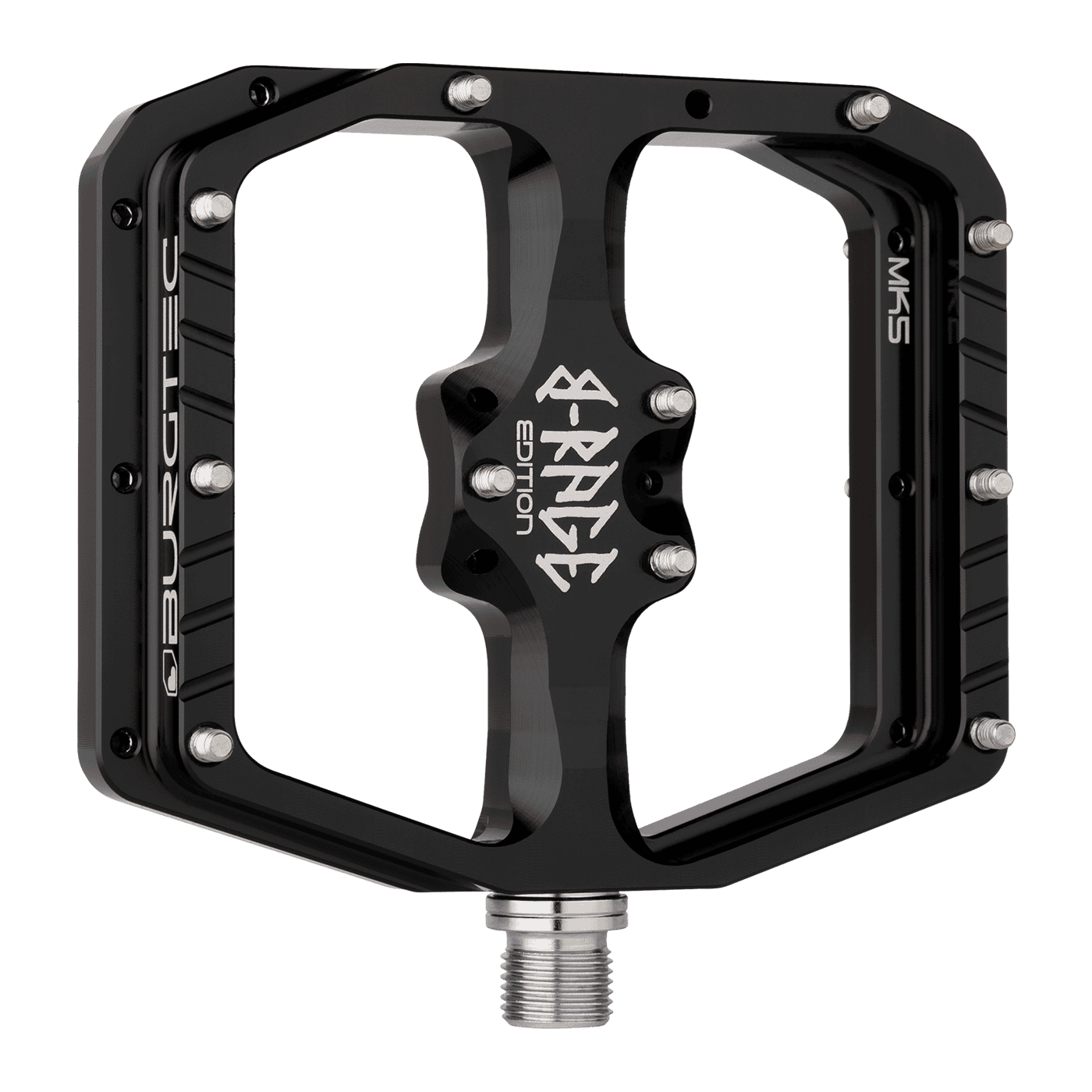 BURGTEC PENTHOUSE FLAT MK5 B-RAGE EDITION pedales planos Negro