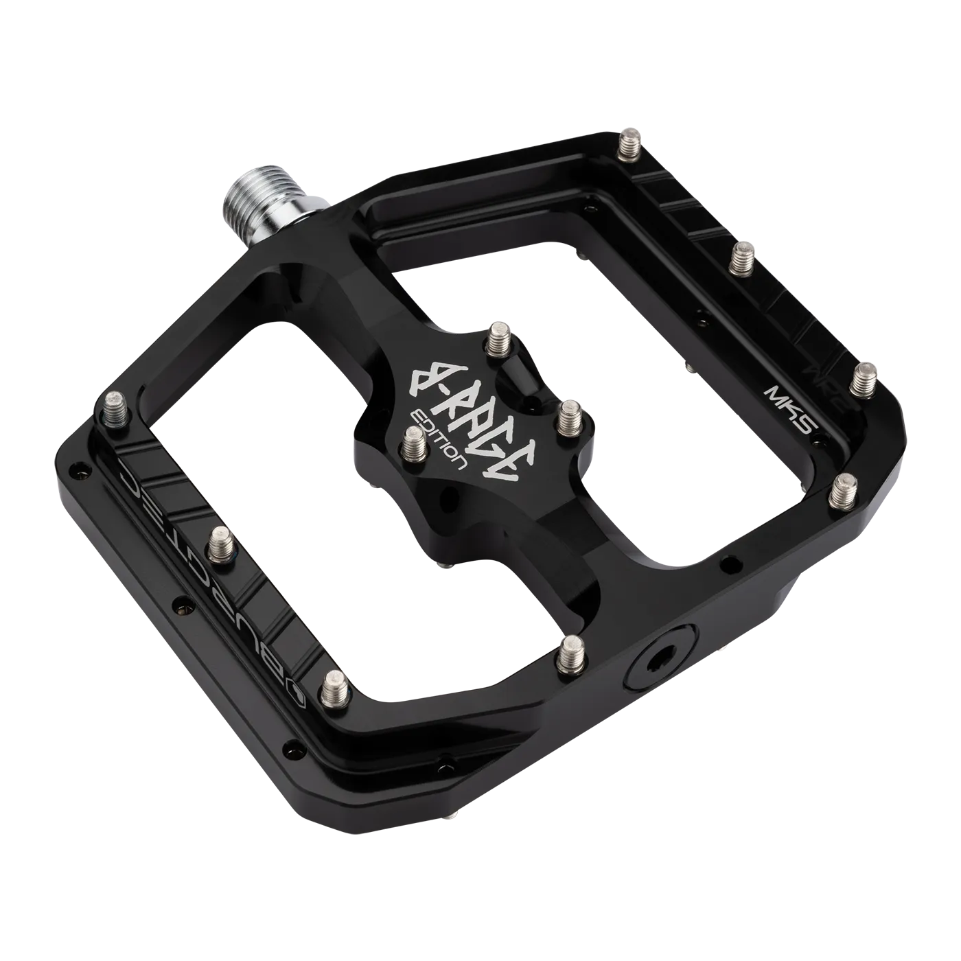 BURGTEC PENTHOUSE FLAT MK5 B-RAGE EDITION pedales planos Negro