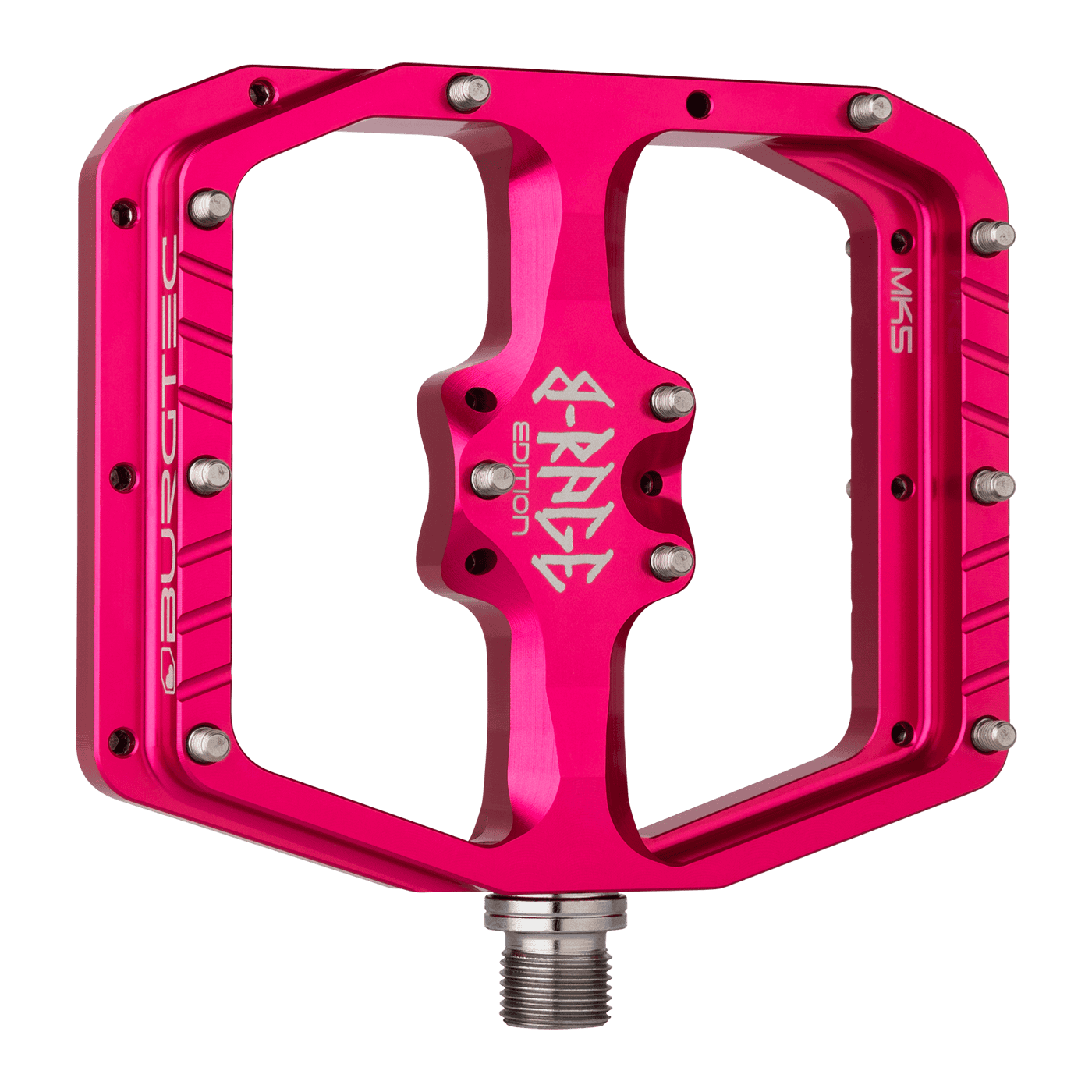BURGTEC PENTHOUSE FLAT MK5 B-RAGE EDITION Pedales planos rosa