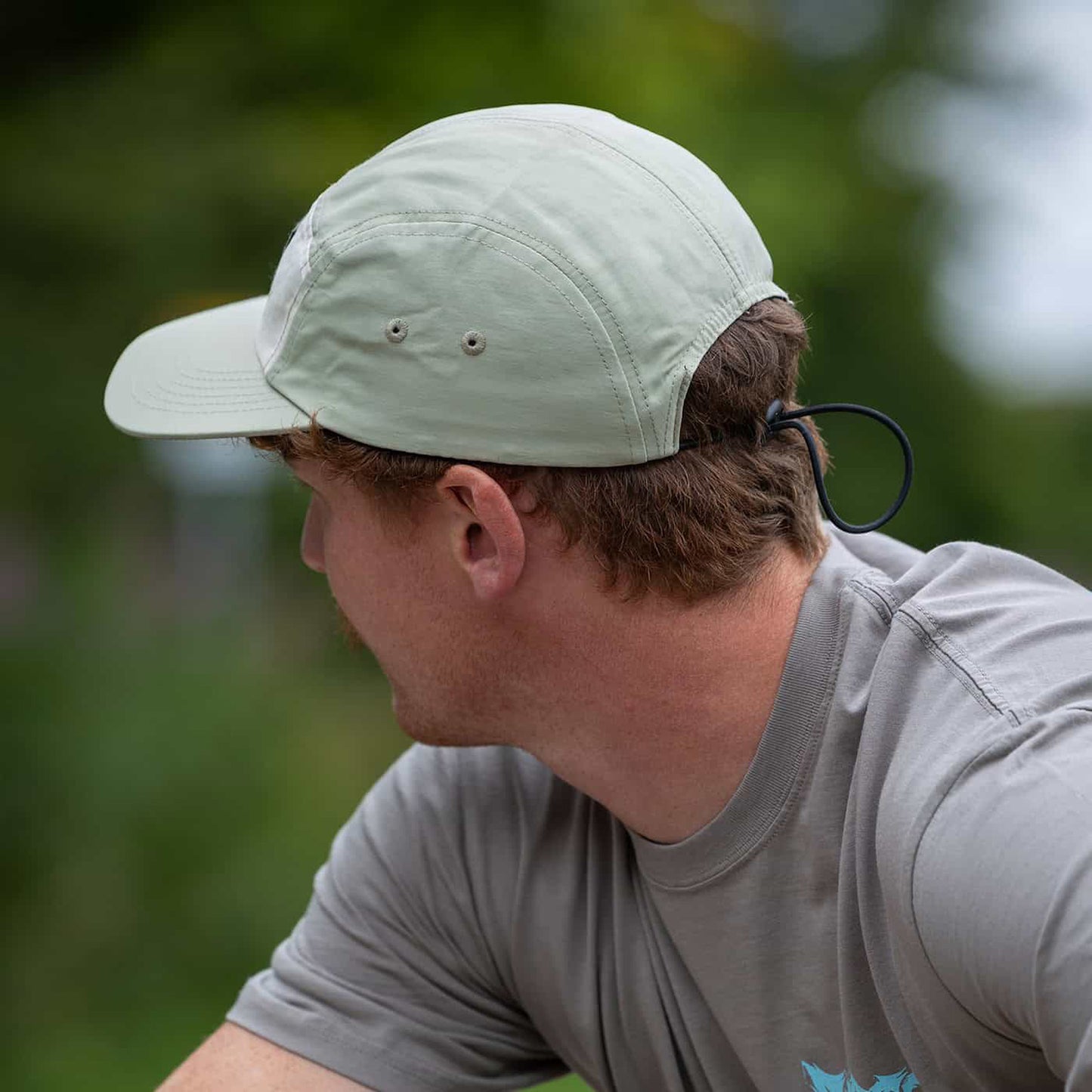 Gorra BURGTEC COURIER FIVE PANEL Crema pistacho