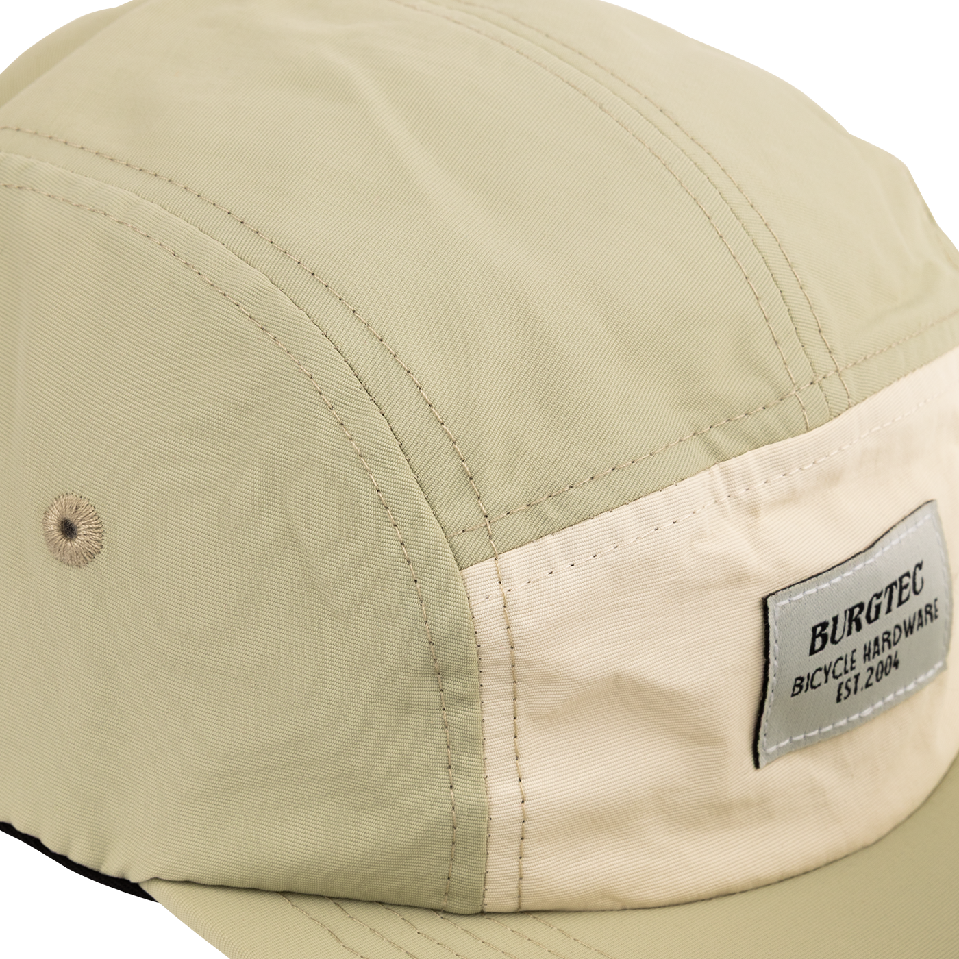 Gorra BURGTEC COURIER FIVE PANEL Crema pistacho