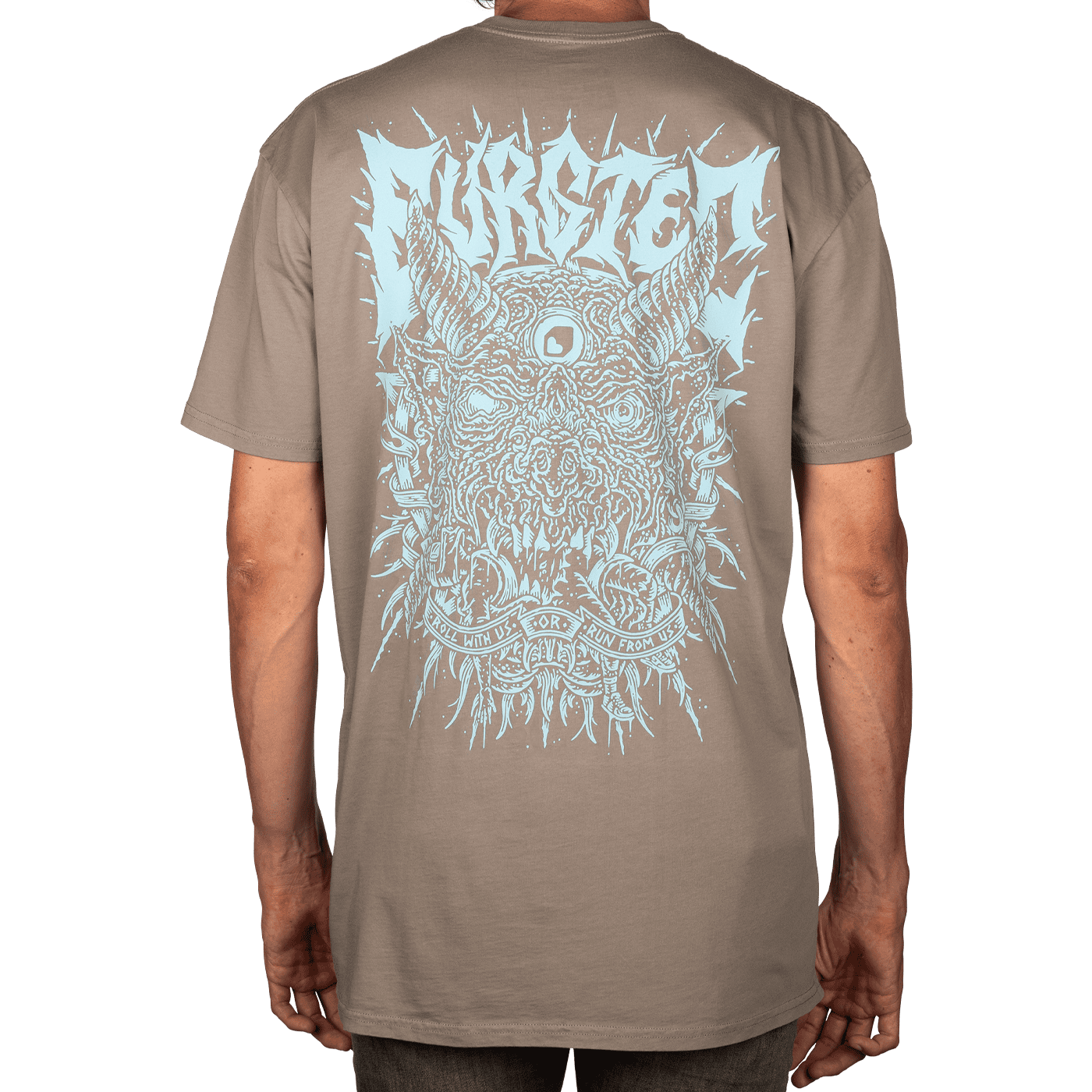 Camiseta BURGTEC ROLL WITH US FADED