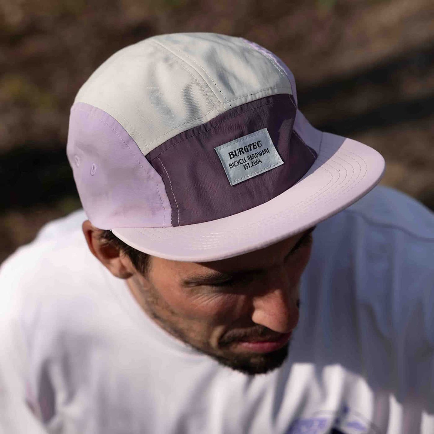 Gorra BURGTEC COURIER FIVE PANEL Pink Limonada