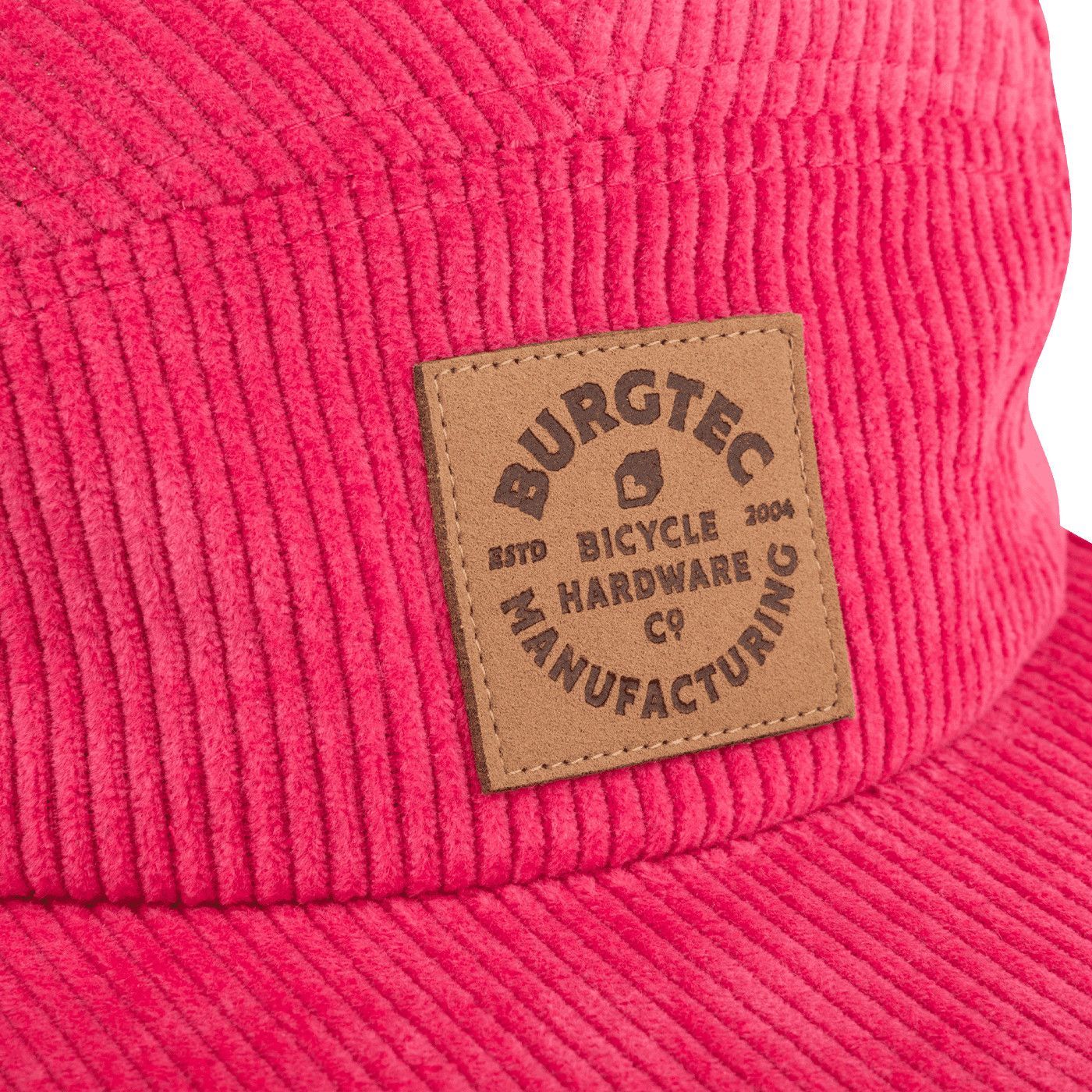 BURGTEC BANDIT CORDUROY FIVE PANEL Cap Pink Toxic Barbie