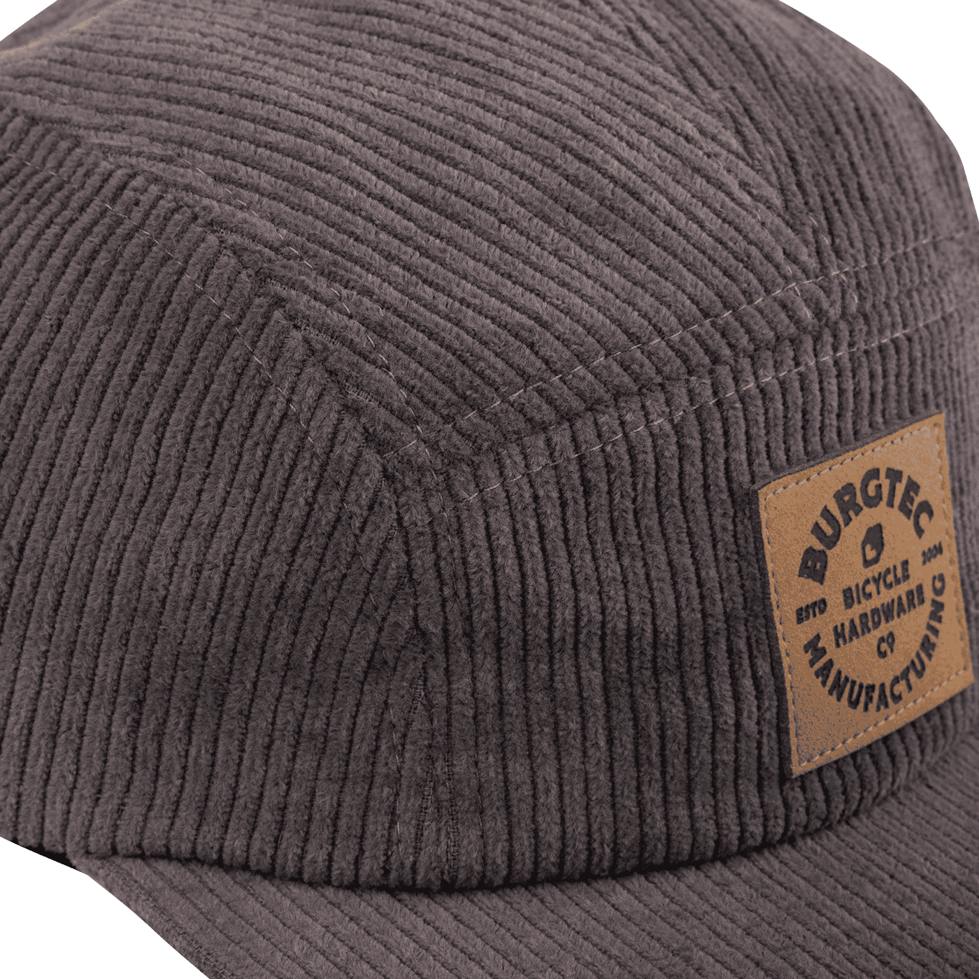 BURGTEC BANDIT CORDUROY FIVE PANEL Cap Gris